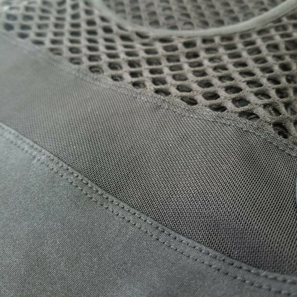 Material Girl Active Black Racerback Mesh Tank - Picture 6 of 7